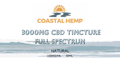 3000MG CBD FULL SPECTRUM TINCTURE - NATURAL FLAVOR